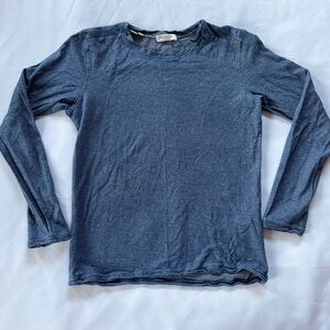 Blue Knit Long Sleeve